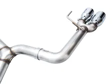 Track Edition Catback Exhaust for VB Subaru WRX - 4" Chrome Silver Tips image 4