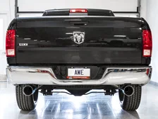 0FG Dual Rear Exit Catback for 4th Gen RAM 1500 5.7L (without bumper cutouts) - Chrome Silver Tips image 12