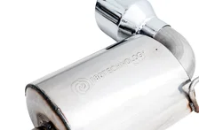 Resonated Touring Edition Exhaust for A90 Supra - 5" Chrome Silver Tips for Toyota GR Supra image 4