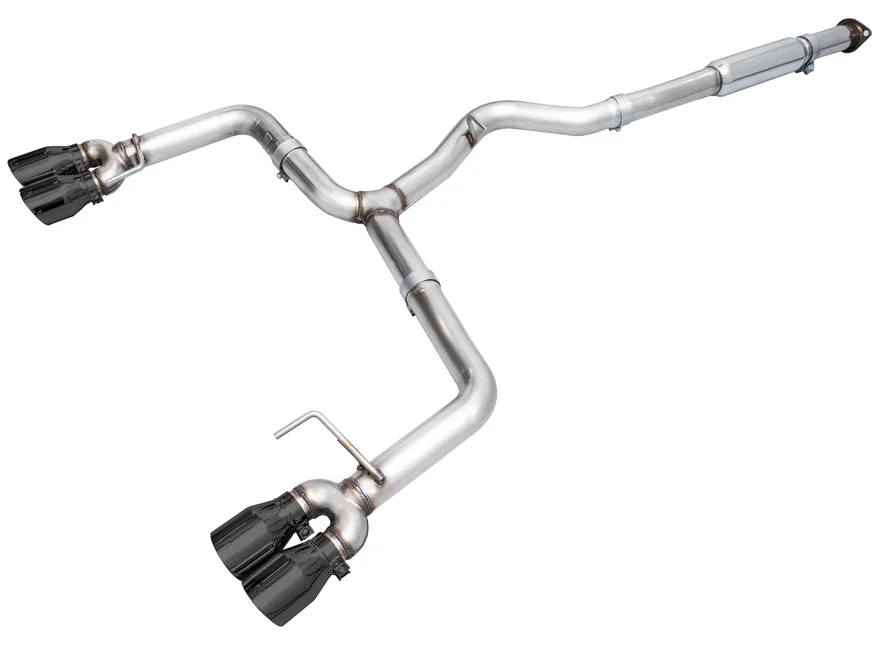 Track Edition Catback Exhaust for VB Subaru WRX - 4" Diamond Black Tips