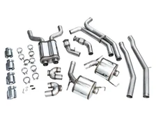 Touring Edition Exhaust for Audi C8 S6/S7 - 4.5" Chrome Silver Tips image 9