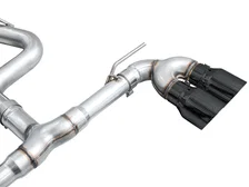 Track Edition Exhaust for Volkswagen MK8 Golf R - Diamond Black Tips image 4