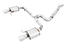 Touring Edition Exhaust for VW Golf Alltrack / Sportwagen 4Motion - Chrome Silver Tips image 1
