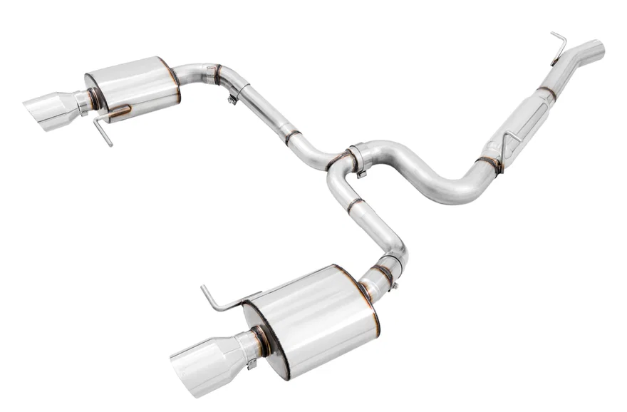 Touring Edition Exhaust for VW Golf Alltrack / Sportwagen 4Motion - Chrome Silver Tips