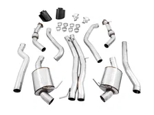 Touring Edition Exhaust for Audi B9.5 RS 5 Coupe - Diamond Black RS-style Tips image 5