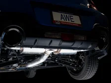 Touring Edition Exhaust for Subaru BRZ / Toyota GR86 / Toyota 86 / Scion FR-S - 5" Diamond Black Tips image 9