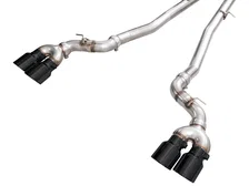 Track Edition Catback Exhaust for BMW G90/G99 M5 - 4.5" Diamond Black Tips image 4