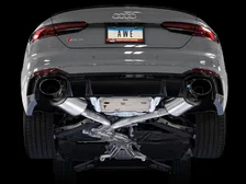 Touring Edition Exhaust for Audi B9 RS 5 Coupe - Diamond Black RS-style Tips image 7