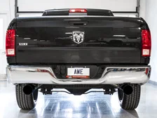 0FG Dual Rear Exit Catback for 4th Gen RAM 1500 5.7L (without bumper cutouts) - Diamond Black Tips image 6