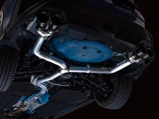 Track Edition Catback Exhaust for VB Subaru WRX - 4" Diamond Black Tips image 12