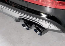 Touring Edition Exhaust for 8R SQ5 - Quad Outlet, Diamond Black Tips image 3