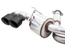 Touring Edition Exhaust for C8 Corvette - 4.5" Diamond Black Tips image 3