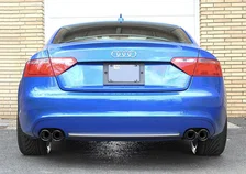 Touring Edition Exhaust for B8 A5 2.0T - Quad Outlet, Diamond Black Tips for Audi A5 Quattro image 2