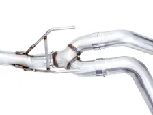 0FG Dual Rear Exit Catback for 4th Gen RAM 1500 5.7L (without bumper cutouts) - Chrome Silver Tips image 4