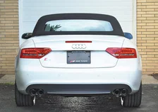 Touring Edition Exhaust System for S5 Cabrio (Exhaust + Non-Resonated Downpipes) - Diamond Black Tips image 2