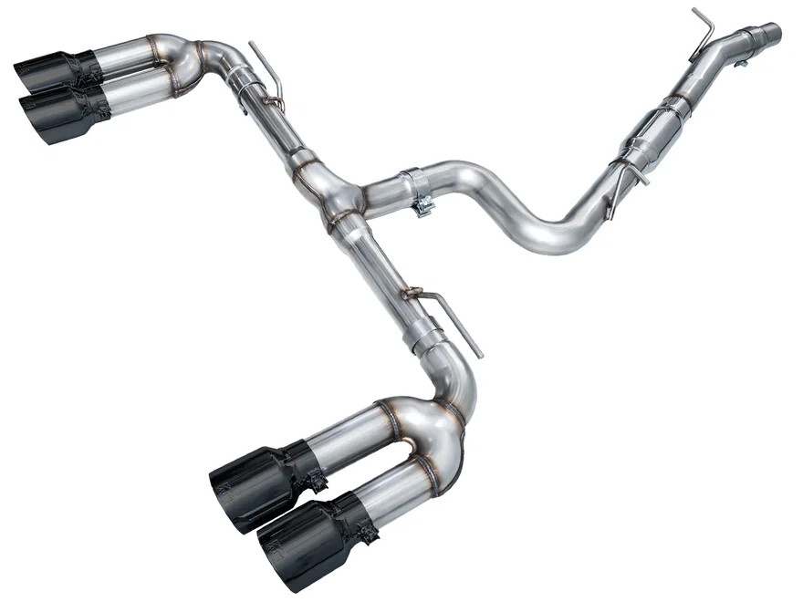 Track Edition Exhaust for Audi 8Y S3 - 4.5" Diamond Black Tips