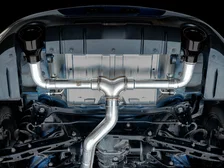 Track Edition Exhaust for Subaru BRZ / Toyota GR86 / Toyota 86 / Scion FR-S - 5" Diamond Black Tips image 9