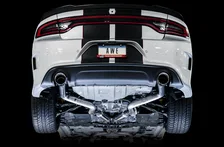 Track Edition Exhaust for 17+ Charger 5.7 - Chrome Silver Tips image 7