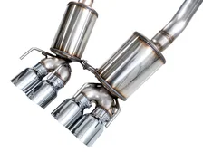 Touring Edition Axleback Exhaust for C6 Chevrolet Corvette Z06/ZR1 - 4.5” Chrome Silver Tips image 4