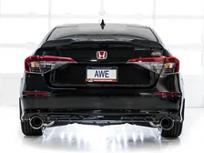 Touring Edition Exhaust for FE1 Civic Si/DE4 Acura Integra - 5" Chrome Silver Tips image 16