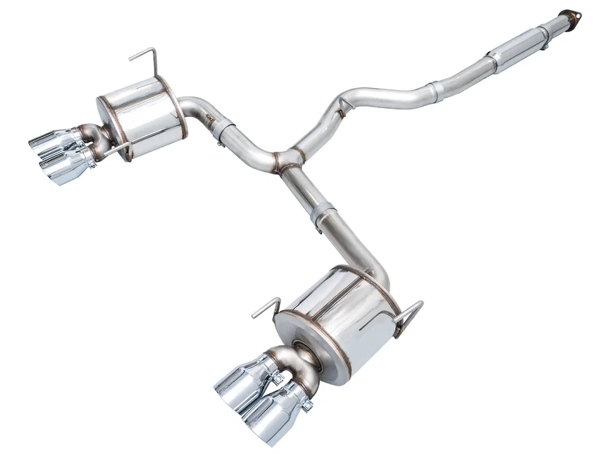 Touring Edition Catback Exhaust for VB Subaru WRX - 4" Chrome Silver Tips