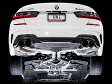 Track Edition Exhaust for G2X M340i / M440i - 4" Diamond Black Tips for BMW image 6