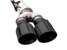 0FG Catback Exhaust for Silverado ZR2/Sierra AT4X - 4" Diamond Black Tips image 5