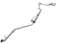 0FG Exhaust for 4th Gen Toyota Tacoma - Dual Chrome Silver Tips image 2
