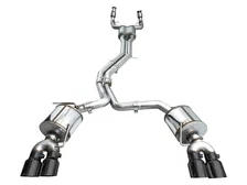 Touring Edition Exhaust for Audi C8 S6/S7 - 4.5" Diamond Black Tips image 3