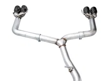Track Edition Catback Exhaust for VB Subaru WRX - 4" Diamond Black Tips image 3