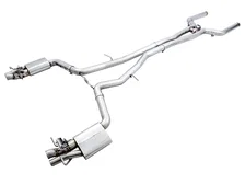 SwitchPath™ Exhaust System for '19-'21 Mercedes-Benz W205 AMG C63/S Sedan - Dynamic Performance Exhaust cars (no tips) image 1