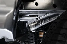 0FG Exhaust with BashGuard for Ford Ranger - Dual Diamond Black Tips image 2