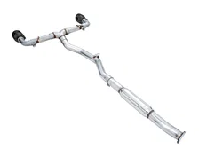 Track Edition Exhaust for Subaru BRZ / Toyota GR86 / Toyota 86 / Scion FR-S - 5" Diamond Black Tips image 2