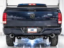 0FG Dual Rear Exit Catback for 4th Gen RAM 1500 5.7L (with bumper cutouts) - Chrome Silver Tips image 7
