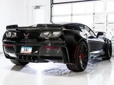 Touring Edition Axleback Exhaust for C7 Corvette - 4.5" Diamond Black Tips image 3