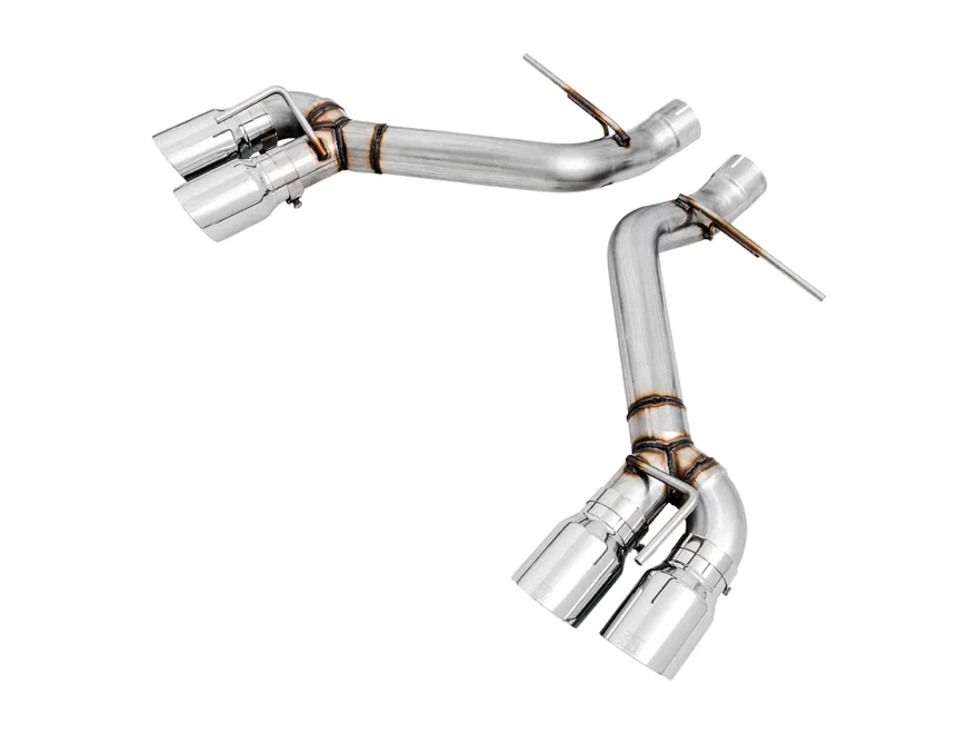 Track Edition Axleback Exhaust for Gen6 Camaro SS/ZL1/LT1, Quad Outlet - 4.5" Chrome Silver Tips