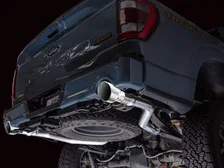 0FG Non-Resonated Catback for '21+ Ford F-150 (With Bumper Cutouts) - 5" Chrome Silver Tips image 15