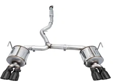 Touring Edition Catback Exhaust for VB Subaru WRX - 4" Diamond Black Tips image 3
