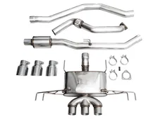 Touring Edition Exhaust for FL5 Civic Type R - Triple Chrome Silver Tips image 8