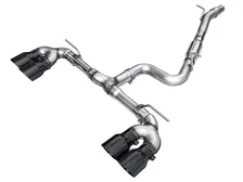 Track Edition Exhaust for Volkswagen MK8 Golf R - Diamond Black Tips image 1