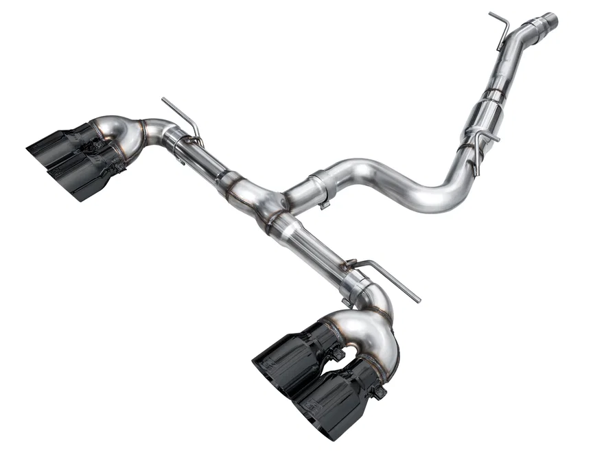 Track Edition Exhaust for Volkswagen MK8 Golf R - Diamond Black Tips