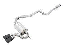 Touring Edition Cat-back Exhaust for Ford Focus ST - Resonated - Diamond Black Tips image 1