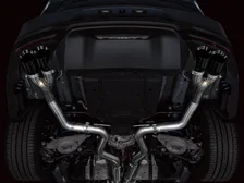 Track Edition Exhaust for S650 Ford Mustang GT Fastback - Quad Diamond Black Tips image 15