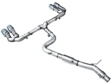 Track Edition Exhaust for Audi 8Y S3 - 4.5" Chrome Silver Tips image 2