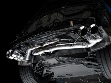 Track Edition Exhaust for C8 Corvette - 4.5" Chrome Silver Tips image 8