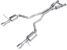Touring Edition Exhaust for Dodge Durango 3.6 / 5.7 - Chrome Silver Tips image 1