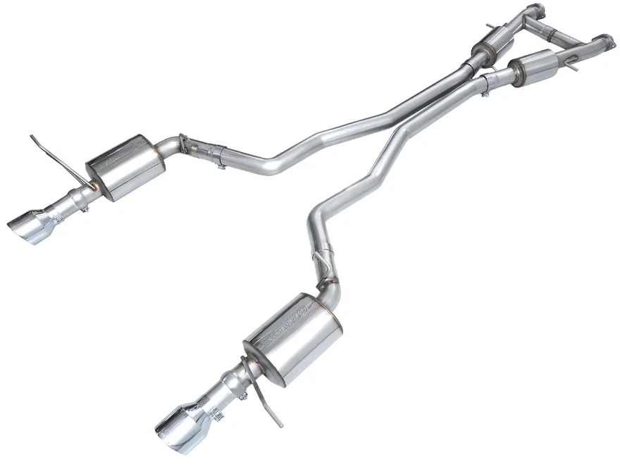 Touring Edition Exhaust for Dodge Durango 3.6 / 5.7 - Chrome Silver Tips