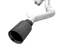 0FG Catback Exhaust for Ford Bronco with BashGuard™ - Single 5" Diamond Black Tip image 4