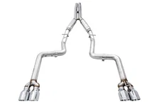 Track Edition Exhaust for 15+ Challenger 6.4 / 6.2 SC - Chrome Silver Quad Tips image 2