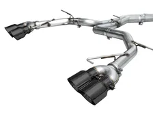 Track Edition Exhaust for Audi C8 S6/S7 - 4.5" Diamond Black Tips image 5